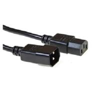 Fujitsu MicroConnect C13/C14, 1.2 m Cable de transmisión Negro 1,2 m C13 acoplador C14 - Cables eléctricos (1.2 m, 1,2 m, Male Connector/Female Connector, C13 acoplador, C14 acoplador, 230 V, Negro)