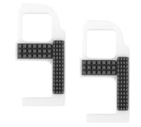 Fukaisu 2 Piezas Cepillo Limpiador Boquilla para Bambu Lab P2S Impresora 3D, ABS 360° Limpiador Completo Boquilla con Cepillos Silicona Rápido Enganche Accesorio Reemplazo (Blanco)
