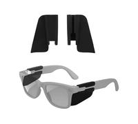 Fukaisu 2uds Protectores Laterales de Silicona para Gafas Ray-Ban Wayfarer/Skyler/Headliner/Oakley, Ligeros con Clip para Correr Andar en Bicicleta Escalar y Andar en Patineta