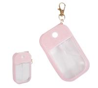 Fukaisu Estuche Desinfectante Manos Aerosol en, Estuche Silicona con Llavero Accesorio Portátil para Desinfectante de Manos en Aerosol Ideal para Viajes de Mujeres