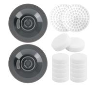 Fukaisu Kit de limpieza para máquina de espresso, 2 discos de retrodescarga de 54 mm, 12 tabletas de limpieza y 2 pantallas de disco de 53 mm, compatibles con Ninja Luxe Cafe Breville Sage y la