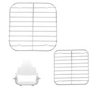 Fukaisu Rejilla Crujiente para Ninja Crispi Freidora Aire 2,5/4QT & 6-Cup, 2 Tamaños Grado Alimentario Acero Inoxidable 304 Piezas Repuesto & Accesorios para Ninja FN100 FN101 FN103 FNO90 FNO91