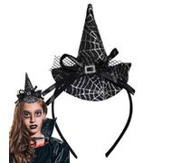 Fukamou Diadema de telaraña | Diademas de Halloween para mujer,Diademas de Halloween araña, disfraz de fantasma para niñas, accesorios de disfraces de elásticos grandes para fiestas