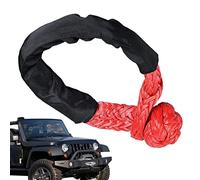 Fukamou grilletes Blandos - grilletes Blandos recuperación Todoterreno,Grilletes Blandos 38000 Libras con Funda sintética Resistente, Accesorios cabrestante Remolque