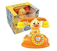 Fukamou Juguete telefónico para niños,Juguete telefónico para educación temprana - Juego Llamadas educación temprana, Juguetes cerebrales iluminación para niños, Decoraciones