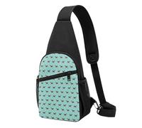 FUkker Bolso bandolera, bolso cruzado en el pecho, bolso en diagonal para viajes, senderismo, pecho, mochila, cinturón, unisex,Perro Airedale Terrier