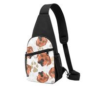 FUkker Bolso bandolera, bolso cruzado en el pecho, bolso en diagonal para viajes, senderismo, pecho, mochila, cinturón, unisex,Ridgeback de Rodesia con amor
