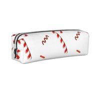 FUkker Estuche para lápices, Estuche de Cuero para lápices, Estuche para lápices, Organizador de papelería, Estuche para lápices, bastón de Caramelo