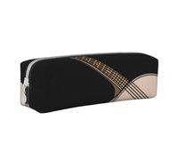 FUkker Estuche para lápices, Estuche de Cuero para lápices, Estuche para lápices, Organizador de papelería, Estuche para lápices, Banjo Musical