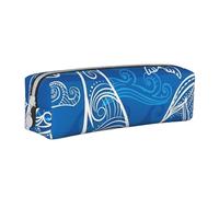 FUkker Estuche para lápices, Estuche de Cuero para lápices, Estuche para lápices, Organizador de papelería, Estuche para lápices, delfín mágico