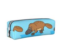 FUkker Estuche para lápices, Estuche de Cuero para lápices, Estuche para lápices, Organizador de papelería, Estuche para lápices, Ornitorrinco Divertido Australiano