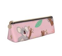 FUkker Estuche para lápices, Estuche para lápices Triangular, Estuche para lápices portátil, Estuche de Cuero para Oficina Escolar,Koala Animal Lindo Salvaje Australiano