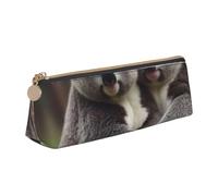FUkker Estuche para lápices, Estuche para lápices Triangular, Estuche para lápices portátil, Estuche de Cuero para Oficina Escolar,Lindo Estampado de Oso Koala