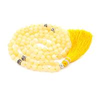 Fukugems 108 Mala Budista Collar Mujer Hombres, Mala Brazalete, meditación Budista Collar, Yoga Mala