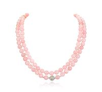 Fukugems Mala tibetano 108 perlas collar para mujer hombre Mala piedra pulsera budista meditación collar, 38 inch, Gema, Perlas,Cuarzo