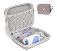 Fukumi Estuche de transporte para nebulizador portátil, bolsa médica de viaje, bolsa médica de emergencia dura para inhalador, funda espaciadora para niños y adultos, máscaras, funda de accesorios