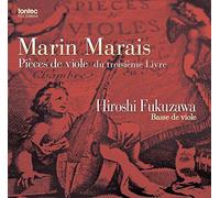 Fukuzawa Hiroshi - Marin Marais Viole Kyoku Shu Dai 3 Kan [Japan CD] FOCD-9664