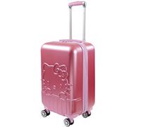 Ful AONELAS Hello Kitty - Maleta rodante de 21 Pulgadas, Maleta rígida de Mano con Ruedas, Color Rosa (HKFL0002AZ-650), Pink, 21 Pulgadas, Hello Kitty - Maleta de Mano rígida Moldeada con Ruedas