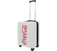FUL Coca Cola - Maleta de mano de 22.5 pulgadas, maleta rígida con ruedas giratorias, color blanco, Blanco, 57 cm, Ful Coca Cola - Equipaje de mano de 22.5 pulgadas, maleta rígida con ruedas