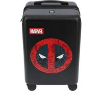 FUL Marvel Deadpool - Maleta de mano de 22.5 pulgadas, maleta rígida con ruedas giratorias, color negro, Negro -, 57 cm, Ful Marvel Deadpool - Equipaje de mano de 22.5 pulgadas, maleta rígida con