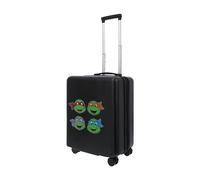 FUL Teenage Mutant Ninja Turtles - Equipaje de mano de 22.5 pulgadas, maleta con ruedas giratorias, Negro -, 57 cm, Teenage Mutant Ninja Turtles - Equipaje de mano de 22.5 pulgadas, maleta con ruedas