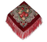 Fular Hombre Otoño - Es Lady Folk-Custom Print Tassel Square Wrap Shawl Travel Scarve (I One Size)