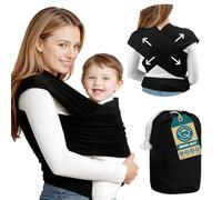 Fular Portabebé para recién nacidos, Pañuelo Porteo Ergonómico, Bufanda de transporte manos libres ligera, Porta Bebés de Tela Suave y Elástico, Fular Porteo Mochila multiusos apropiada hasta 15 kg