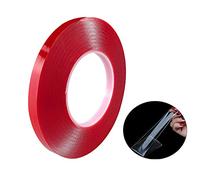 FULARR® 10M X 10MM Premium Transparente Acrílica Espuma Montaje Cinta, Ultra Fuerte Doble Cara Adhesiva Cinta Rollo, Impermeable & Resistente Calor, para Interiores y Exteriores (Espesor 1mm)