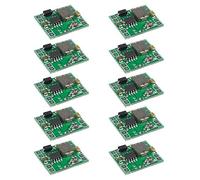 FULARR® 10Pcs Premium Mini MP1584EN DC a DC Buck Converter Set, 4.5-28V a 0.8-20V Step-Down Voltaje Regulator, Ultra-Pequeño 3A Ajustable Fuente Alimentación Paso Abajo Módulo Convertidor