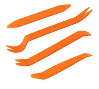 FULARR 4Pcs Profesional Coche Puerta Clip Panel Audio Montar Eliminación Herramientas Kit, Auto Interior Estéreo Radio Desmontaje Instalar Reparación Herramientas Set -- Naranja