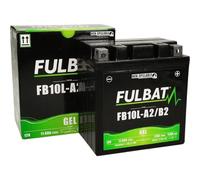 Fulbat - Batería de gel FB10L-A2/B2 GEL /YB10L-A2/B2 FULBAT SLA impermeable 11,6 AH 120 AMPS