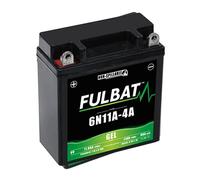 FULBAT - Batería para moto (gel 6N11A-4AF (6N11-4A) 6 V 11,6 AH 90 A