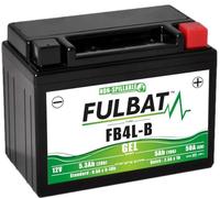 FULBAT BATERÍA DE MOTO GEL FB4L-B / YB4L-B 12 V 5,3 Ah 50 A