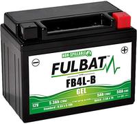 Fulbat Batería Moto Gel YB4L-B/FB4L-B 12V 5Ah