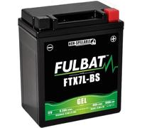 Fulbat - Batería Moto Gel YTX7L-BS / FTX7L-BS 12V 6Ah