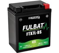 Fulbat Batería de moto Gel YTX7L-BS / FTX7L-BS 12V 6Ah