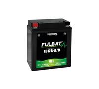 Fulbat FB12A-A/B GEL / YB12A-A/B FULBAT SLA - Batería para moto GEL 12,6AH 155 AMPS