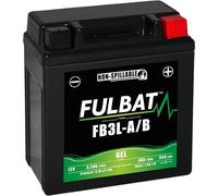 Fulbat FB3L-A/B GEL / YB3L-A/B FULBAT SLA - Batería para moto GEL 3,2 AH 35 AMPS