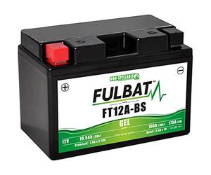 FULBAT FT12A-BS / YT12A-BS - Batería GEL para moto, 12 V, 10,5 Ah, 175 A
