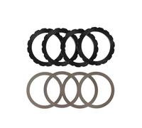 Fulcrum Bisel + arandela de Bloqueo de Disco AFS Negro (4 Unidades)