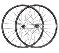 Fulcrum Juego de ruedas Racing 6 Disc Center Lock negro juego de 28" (RD 12x100 + RT 12x142) Campa N3W