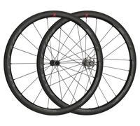 Fulcrum Juego de ruedas Speed 40C Carbon negro 28" set (RD 9x100 + RT 10x130) Shimano