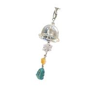FULEIZI Accesorio de cadena móvil retro de copo de nieve, elegante copo de nieve, decoración elegante de acrílico para teléfono, talla única, Resina Acrílico, No es una piedra preciosa