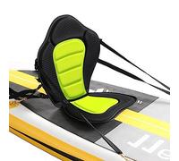 Fulenyi Asiento de paddle | Asientos de canoa con respaldo | Asiento cómodo con correas ajustables para canoa, barco de pesca, tabla de remo, sit on top con bolsa de almacenamiento extraíble