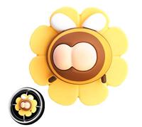 Fulenyi Clip difusor de ventilación de coche, bonito clip giratorio para aire acondicionado, diseño de animales de dibujos animados, aroma de larga duración para mujeres y hombres, mejora la