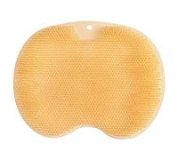 Fulenyi Esponja de silicona para la ducha - Cepillo de ducha de silicona | Esponja antideslizante para pies con ventosa para uso en la ducha, masaje de limpieza de pies para eliminar la piel muerta