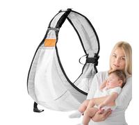 Fulenyi Portabebés para niños pequeños, Portabebés para niños pequeños - Portabebés para niños pequeños con soporte de media envoltura | Portador de cadera con cabestrillo medio envuelto, ligero,
