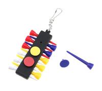 Fulenyi Soporte de tee para Bolsa de Golf | Kit de Soporte para tee de Golf con 12 Puertos de Almacenamiento,Soporte para tee de Golf para Bolsa Acoplable a la Bolsa de Golf Acceso rápido y fácil