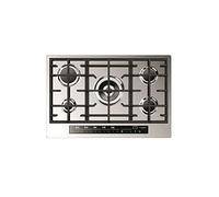 Fulgor Milano CPH 1124 G WK TC X Integrado Encimera de gas Negro, Acero inoxidable hobs - Placa (Integrado, Encimera de gas, Negro, Acero inoxidable, Izquierda, Tocar, Frente)