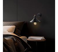 Fulgor wandlamp | metalen behuizing | zwart antiek | IP20